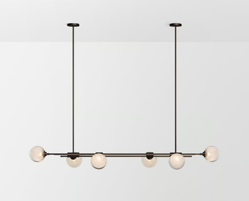 TRILOGY HORIZONTAL - LED handmade pendant lamp by Articolo Studio - view 3